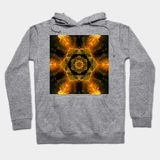 Psychedelic Hippie Yellow and Black Hoodie